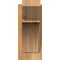 Ekena Millwork Thorton Slat Rough Sawn Outlooker, Western Red Cedar, 6"W x 14"D x 14"H OUT06X14X14THR06RWR - alternate 2